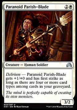 Paranoid Parish-Blade (Paranoider Sprengelwächter)
